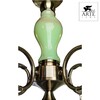 Миниатюра фото потолочная люстра arte lamp onyx green a9592pl-5ab | 220svet.ru