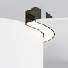 Миниатюра фото радиусный профиль к светодиодной ленте maytoni led strip alm-3535r-b-d-90°-0.3m | 220svet.ru