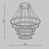 Миниатюра фото подвесной светодиодный светильник maytoni rim mod058pl-l200bsk | 220svet.ru