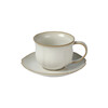 Миниатюра фото чайная пара керамическая roomers tableware l9756-set2-cream | 220svet.ru