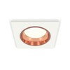 Миниатюра фото комплект встраиваемого светильника ambrella light techno spot xc6520005 swh/ppg белый песок/золото розовое полированное (c6520, n6114) | 220svet.ru