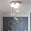 Миниатюра фото потолочный светильник идиллия голубой | 220svet.ru