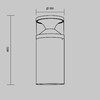 Миниатюра фото ландшафтный светодиодный светильник maytoni pyro o496fl-l21b3k1 | 220svet.ru