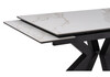Миниатюра фото стол woodville бронхольм 140(200)х80х77 белый мрамор / черный 532396 | 220svet.ru