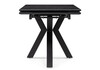 Миниатюра фото стол woodville бронхольм 140(200)х80х77 черный мрамор / черный 532397 | 220svet.ru