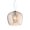 Миниатюра фото подвесной светильник ideal lux blossom sp1 ambra | 220svet.ru