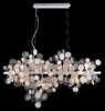 Миниатюра фото подвесной светильник crystal lux deseo sp12 l1000 silver | 220svet.ru