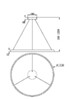Миниатюра фото подвесной светодиодный светильник maytoni rim mod058pl-l54bk | 220svet.ru