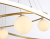 Миниатюра фото подвесная светодиодная люстра с пультом ду ambrella light comfort fl66328 | 220svet.ru