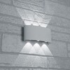 Миниатюра фото уличный настенный светодиодный светильник feron нью-йорк dh101 48099 | 220svet.ru