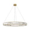 Миниатюра фото подвесной светодиодный светильник loft it crystal ring 10135/1000 gold | 220svet.ru