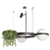 Миниатюра фото подвесной светодиодный светильник loft it jardin 10121/2 dark grey | 220svet.ru
