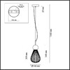 Миниатюра фото подвесной светильник odeon light exclusive elica 5402/1 | 220svet.ru