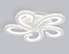 Миниатюра фото потолочная светодиодная люстра с пультом ду ambrella light acrylica ice fa1703 | 220svet.ru