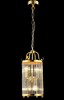 Миниатюра фото подвесная люстра crystal lux tadeo sp4 d200 gold/transparente | 220svet.ru