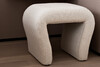 Миниатюра фото пуф букле белый garda decor gy-08717 | 220svet.ru