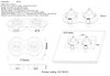 Миниатюра фото встраиваемый светильник crystal lux invisia clt 001c2 bl | 220svet.ru