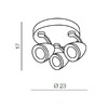 Миниатюра фото спот azzardo albico 3 round az1243 | 220svet.ru