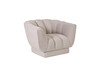 Миниатюра фото кресло велюровое бежевое garda decor fabio-1-2k-беж-фант17 | 220svet.ru
