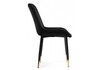 Миниатюра фото стул seda 1 black / gold / black | 220svet.ru