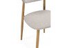 Миниатюра фото стул на металлокаркасе woodville lisbon бежевый / цвет дерева 15954 | 220svet.ru