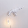 Миниатюра фото настенный светильник bird white looking left | 220svet.ru