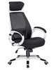 Миниатюра фото компьютерное кресло dobrin steven white lmr-109bl_white-2465 черное | 220svet.ru