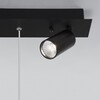 Миниатюра фото подвесной светодиодный светильник eurosvet verge 90249/3 черный | 220svet.ru