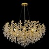 Миниатюра фото подвесная люстра crystal lux eden sp10 gold | 220svet.ru