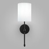Миниатюра фото бра eurosvet notturno 60162/1 черный | 220svet.ru