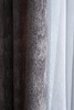 Миниатюра фото портьера серая garda decor 121gd-houst100-port ser | 220svet.ru