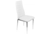 Миниатюра фото обеденная группа woodville лили 90 white / chrome 599461 | 220svet.ru