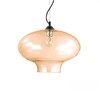 Миниатюра фото подвесной светильник ideal lux bistro sp1 round ambra | 220svet.ru