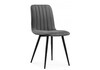 Миниатюра фото стул на металлокаркасе woodville дани серый велюр /черный 572067 | 220svet.ru