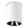 Миниатюра фото потолочный светодиодный светильник ideal lux nitro 15w round bianco | 220svet.ru
