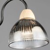 Миниатюра фото люстра reluce 69660-0.3-03 bk+wood | 220svet.ru
