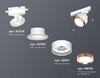 Миниатюра фото комплект трекового светильника ambrella light track system xt (a2524, a2105, c8101, n8126) xt8101005 | 220svet.ru