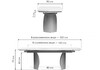 Миниатюра фото керамический стол раздвижной woodville готланд 160(220)х90х79 ink gray / черный 588031 | 220svet.ru