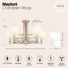 Миниатюра фото потолочная люстра maytoni vittoria h004cl-05bg | 220svet.ru