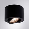 Миниатюра фото накладной светильник arte lamp unito a2260pl-1bk | 220svet.ru