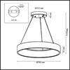 Миниатюра фото подвесной светодиодный светильник odeon light sole 4062/80l | 220svet.ru