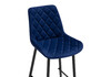 Миниатюра фото барный стул woodville баодин б/к синий / черный 517166 | 220svet.ru