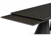 Миниатюра фото керамический стол 180(260)x90 woodville шелтон massa ink gray / черный 621512 | 220svet.ru