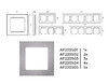 Миниатюра фото рамка 3-постовая ambrella volt alfa techno af220503 | 220svet.ru