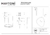 Миниатюра фото подвесной светодиодный светильник maytoni glint mod072pl-l36b3k | 220svet.ru