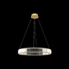 Миниатюра фото подвесной светодиодный светильник loft it crystal ring 10135/600 gold | 220svet.ru