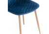 Миниатюра фото стул capri dark blue / wood | 220svet.ru