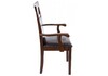 Миниатюра фото стул деревянный кресло luiza dirty oak / dark brown | 220svet.ru