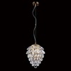 Миниатюра фото подвесной светильник crystal lux charme sp3+3 led gold/transparent | 220svet.ru