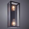 Миниатюра фото уличный настенный светильник arte lamp belfast a4569al-2bk | 220svet.ru